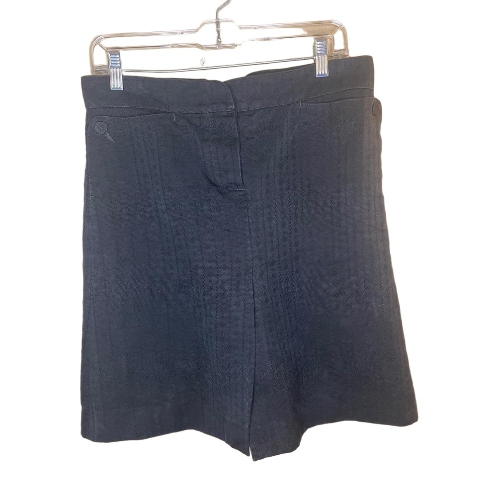 Chloe Skirt Womens Size T 38 Black A Line Front Slit Chic Sophisticated Luxury